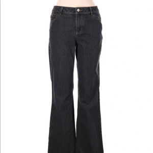 CAbi bootcut Black wash jeans size 8